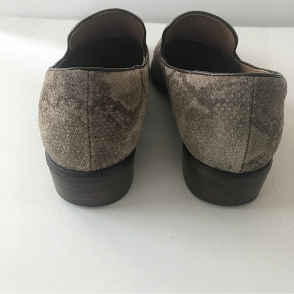 Sofft size 8.5 suede snakeskin comfort loafers tan & brown - Picture 5 of 11